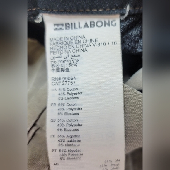 Billabong Submersible New Order Board Shorts Tan Men's Size 27 - Picture 6 of 11